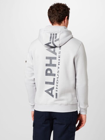 ALPHA INDUSTRIES - Sweatshirt em cinzento