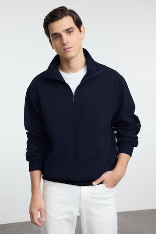 Trendyol Sweatshirt in Blau: Vorderseite