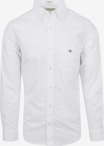 GANT Regular fit Button Up Shirt in White: front