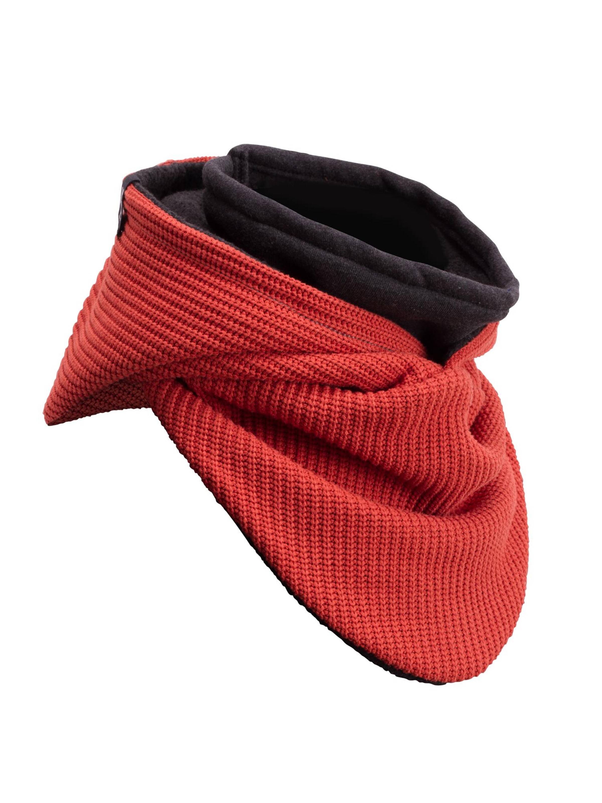 Manufaktur13 Schal 'Hooded Loop' in Braun: Vorderseite