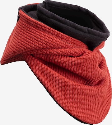 Manufaktur13 Scarf 'Hooded Loop' in Brown: front