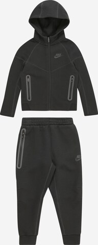 Nike Sportswear Костюм для бега 'TECH FLEECE' в Черный: спереди