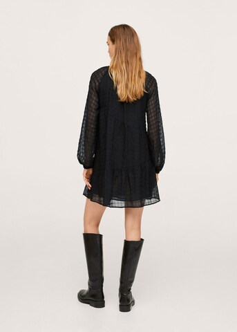 MANGO Shirt Dress 'Match' in Black