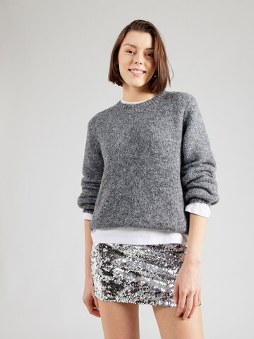 Pull-over 'OBJNANA' OBJECT en gris : devant