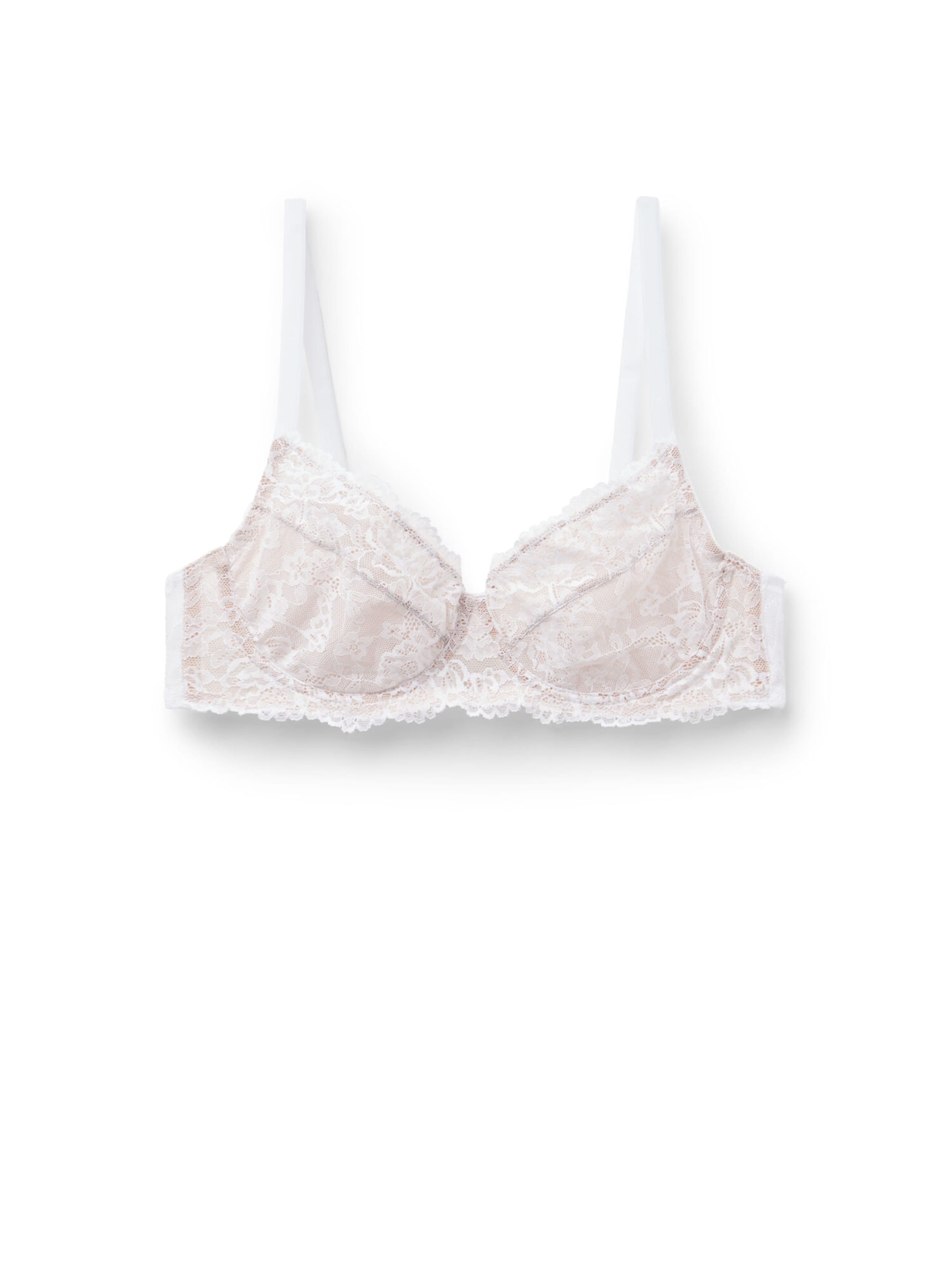 Tezenis Balconette Bra 'Paris' in White: front