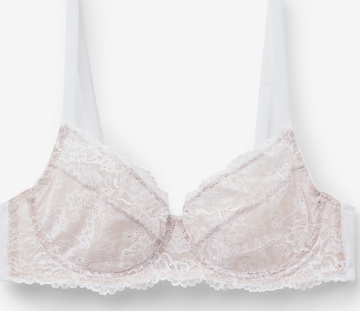Tezenis Balconette Bra 'Paris' in White: front
