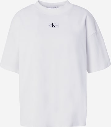 T-shirt Calvin Klein Jeans en blanc : devant