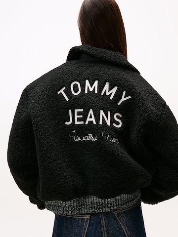 Tommy Jeans Fleece jacket in Black