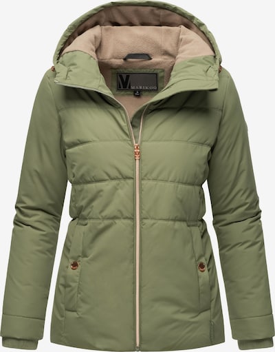 Žieminė striukė 'Alemee 16' iš MARIKOO, spalva – alyvuogių spalva, Prekių apžvalga