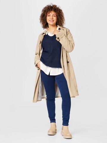 ABOUT YOU Curvy Skinny Jeans 'Insa' in Blau