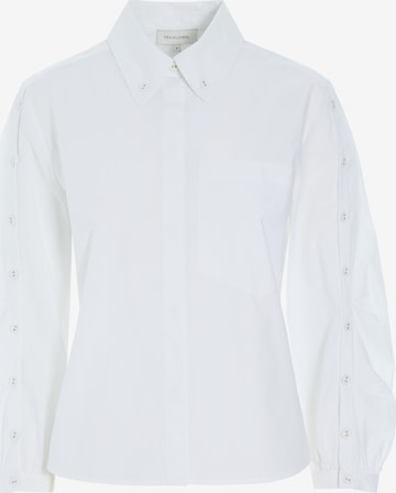 Dea Kudibal - Blusa 'Cristana' em branco: frente