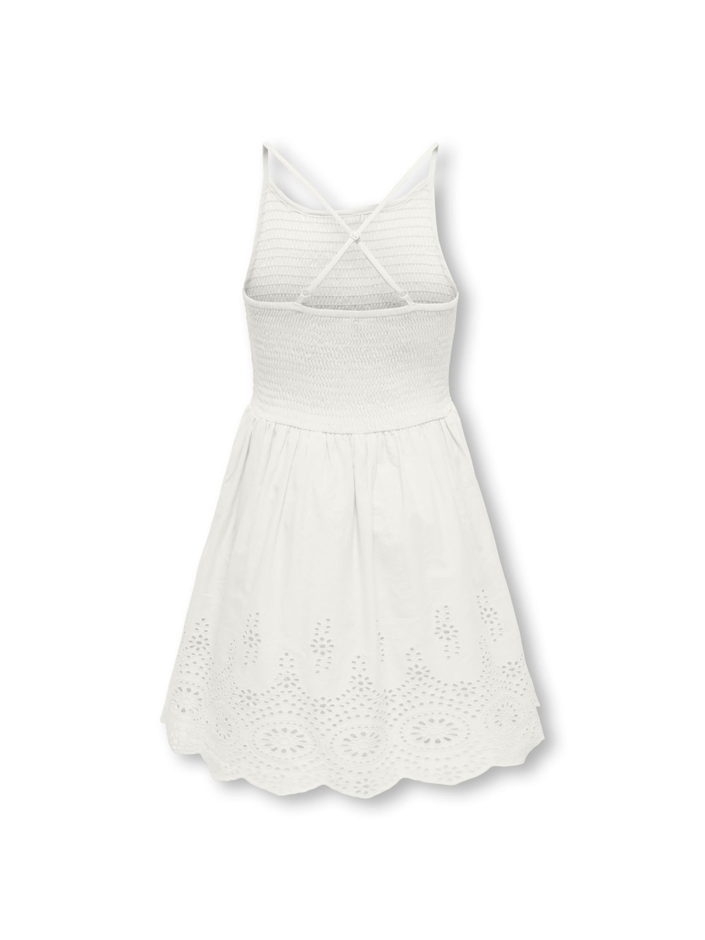Robe 'KOGBONDI' ONLY GIRLS en blanc