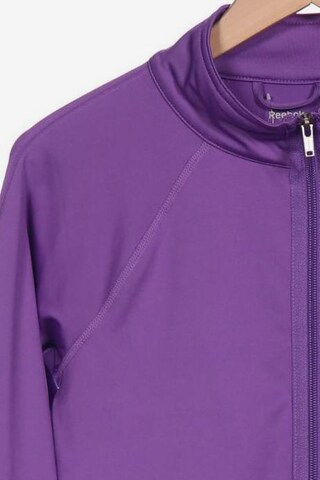 Reebok Sweatshirt & Zip-Up Hoodie in L in Purple