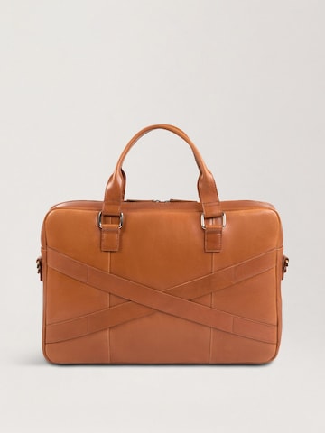 NEGOTIA Leather - Bolsa para portátil 'Sorel' en marrón