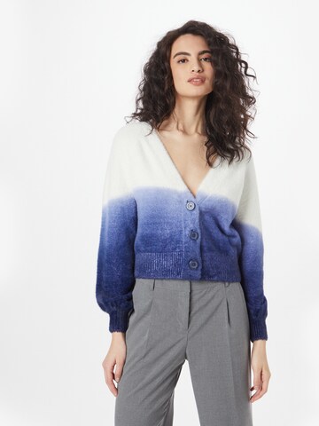 Tally Weijl Knit Cardigan in Blue: front