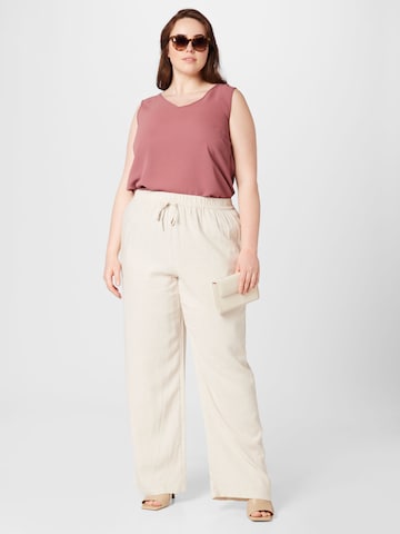 ONLY Carmakoma Wide leg Pants in Grey