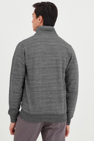 BLEND Zip-Up Hoodie 'LENNER' in Grey