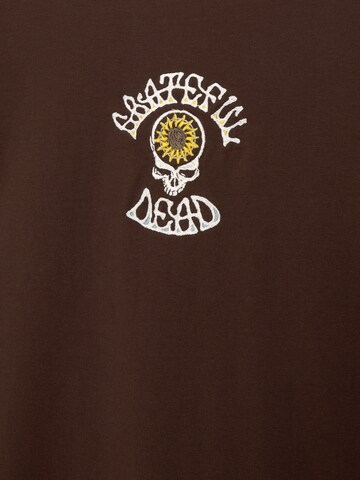 T-Shirt Pull&Bear en marron