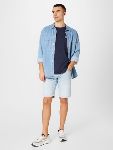 GUESS T-Shirt in Blau