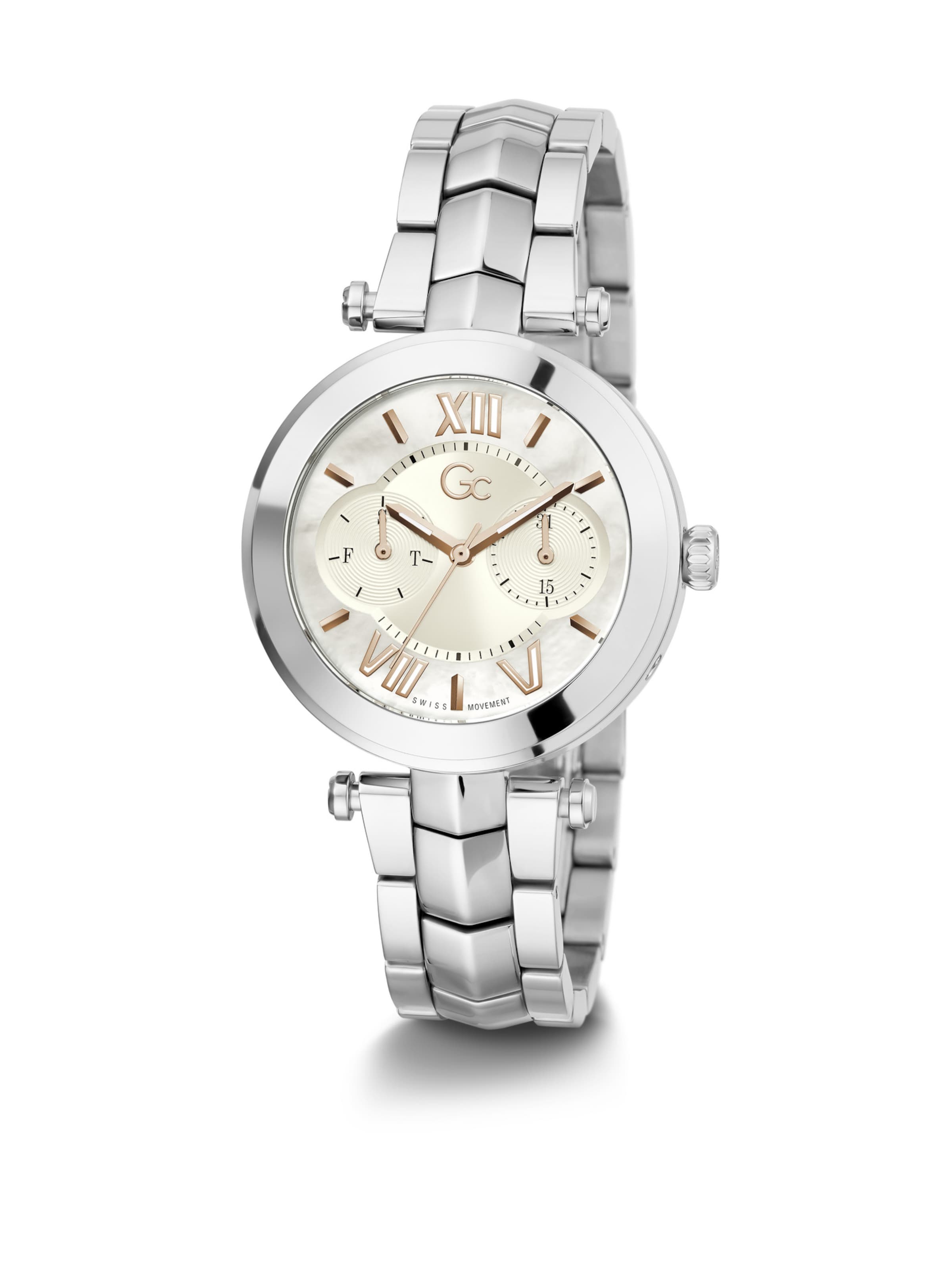 Gc Analog watch 'Illusion' in Silver: front