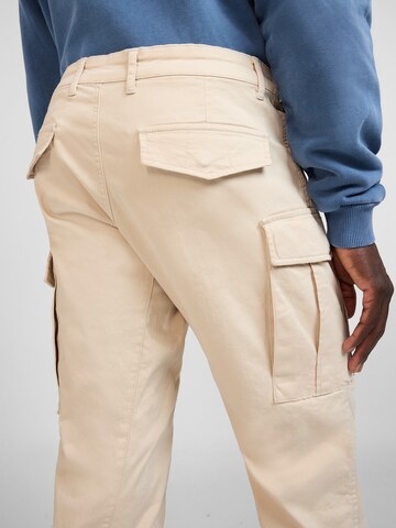 yazubi Slimfit Cargohose 'Jayden' in Beige
