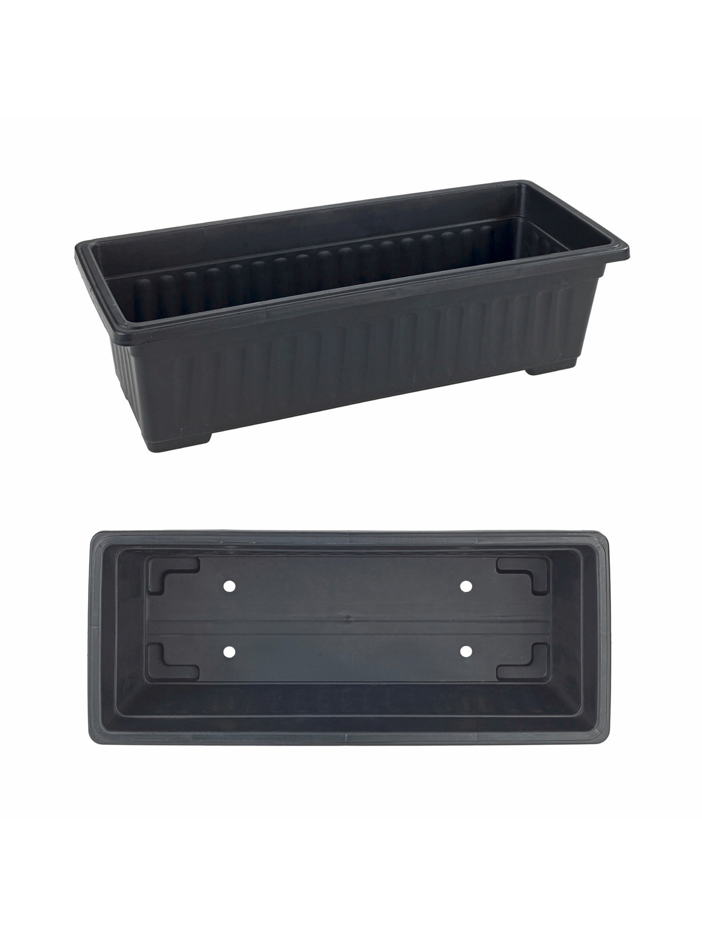 Wenko Flower Pot 'None' in Black