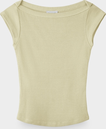 BALMOHK T-shirt i beige: framsida