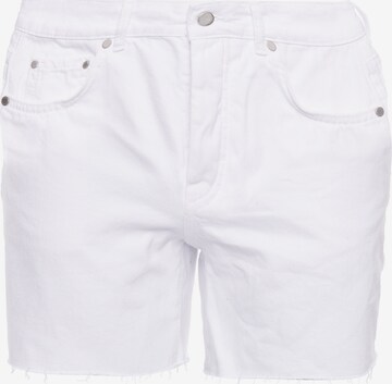 Loosefit Jean Superdry en blanc : devant