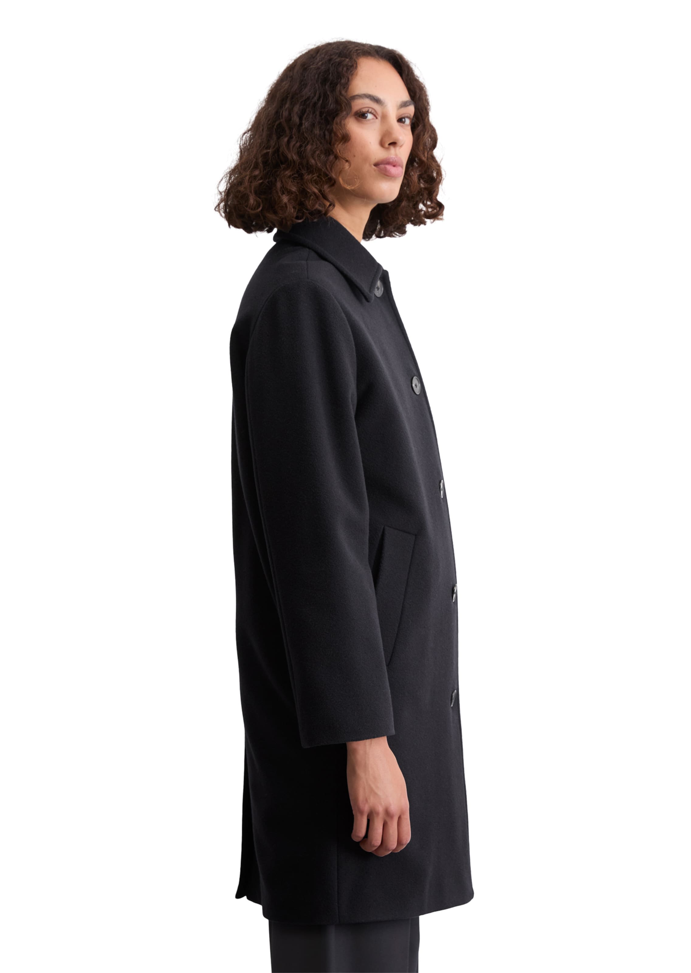 Marc O'Polo Mantel in Schwarz