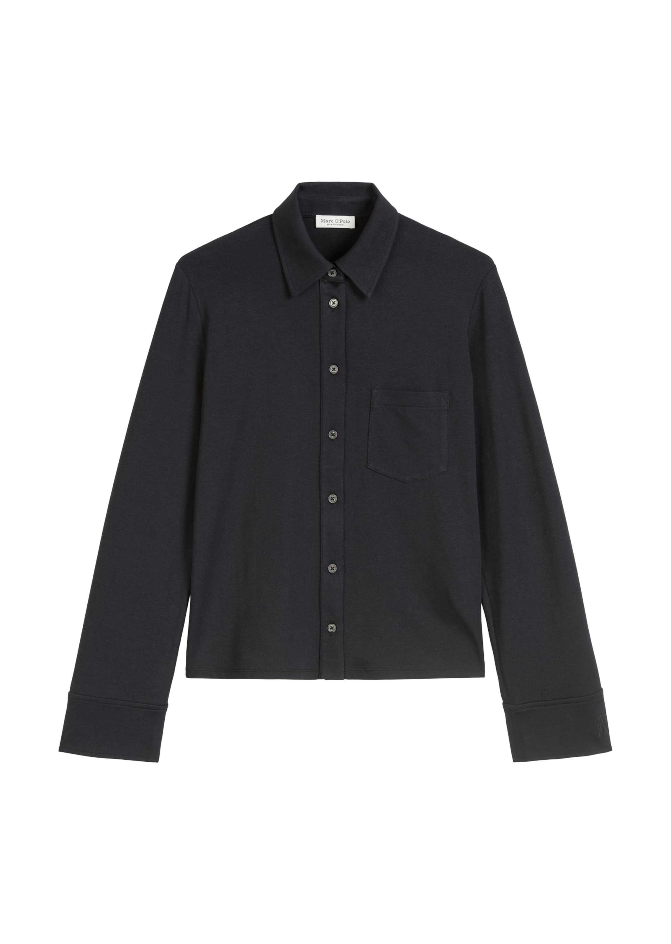 Marc O'Polo Blouse in Zwart: voorkant