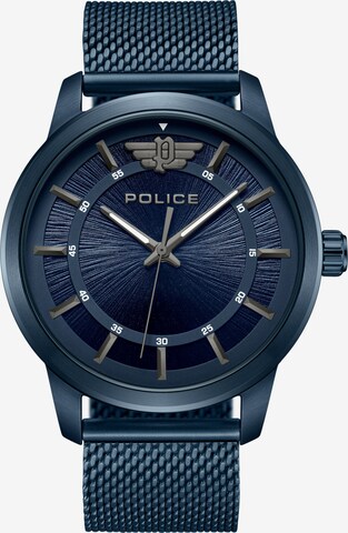 POLICE Analog Watch 'Raho' in Blue: front