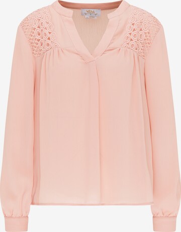 usha FESTIVAL Blouse in Roze: voorkant