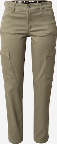 Coupe slim Pantalon cargo G-Star RAW en vert : devant