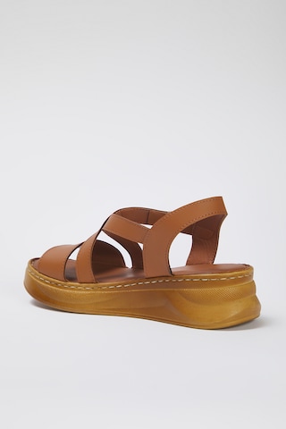 Trendyol Strap Sandals in Beige