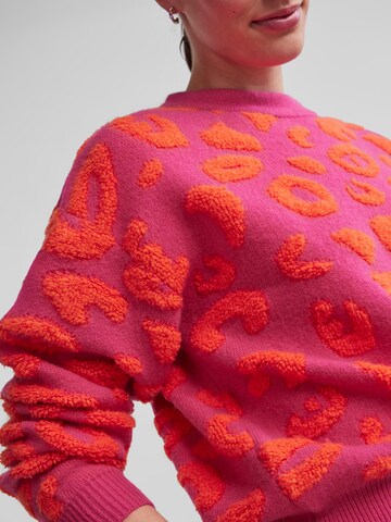 PIECES Sweater 'NIA' in Pink