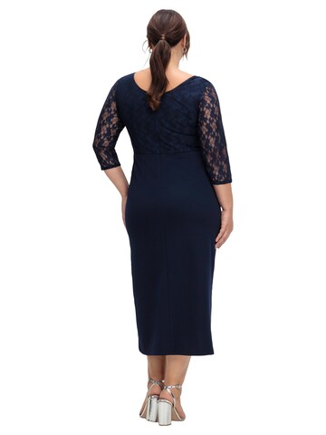 Robe de cocktail SHEEGO en bleu