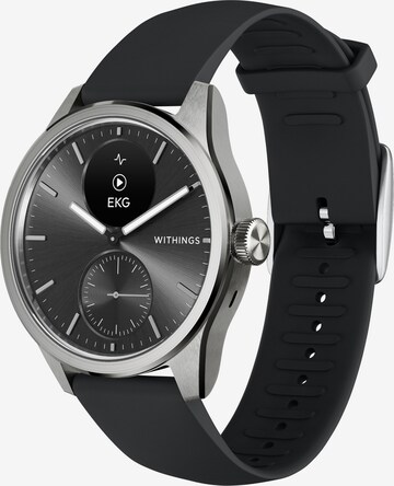 Withings Analog Watch in Silver: front