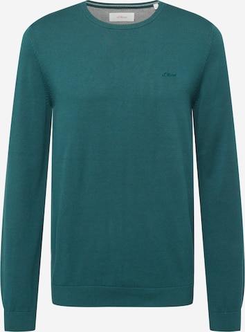 s.Oliver Sweater in Green: front