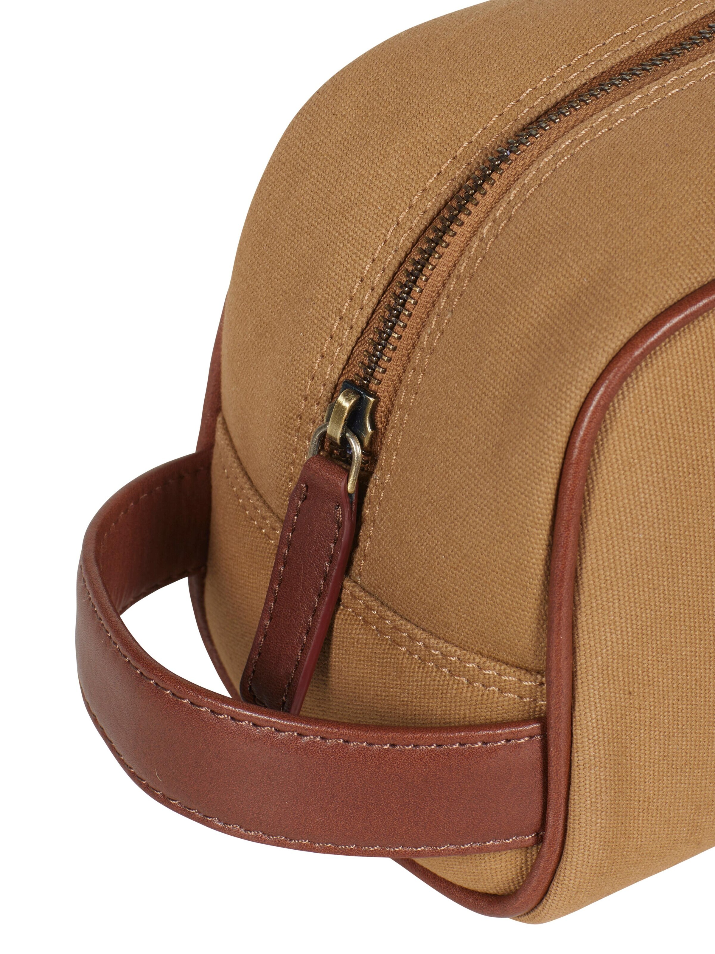 Trousses de toilette 'Washbag Canvas Beige' Howard London en marron
