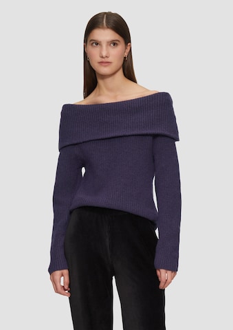 QS Pullover in Lila: Vorderseite