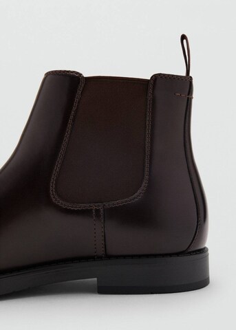MANGO MAN Chelsea Boots 'London' in Braun