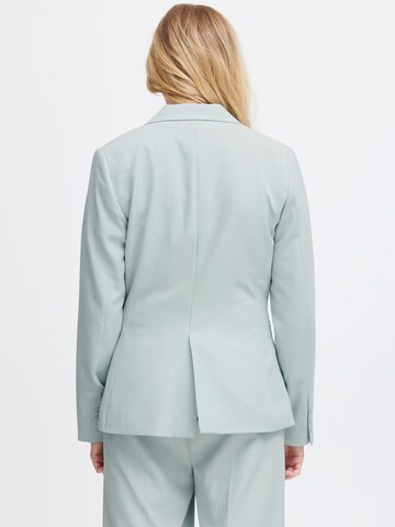 ICHI Slim fit Blazer 'LEXI' in Green