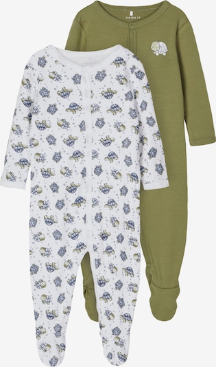 NAME IT Pijama entero/body en azul / navy / oliva / blanco, Vista del producto