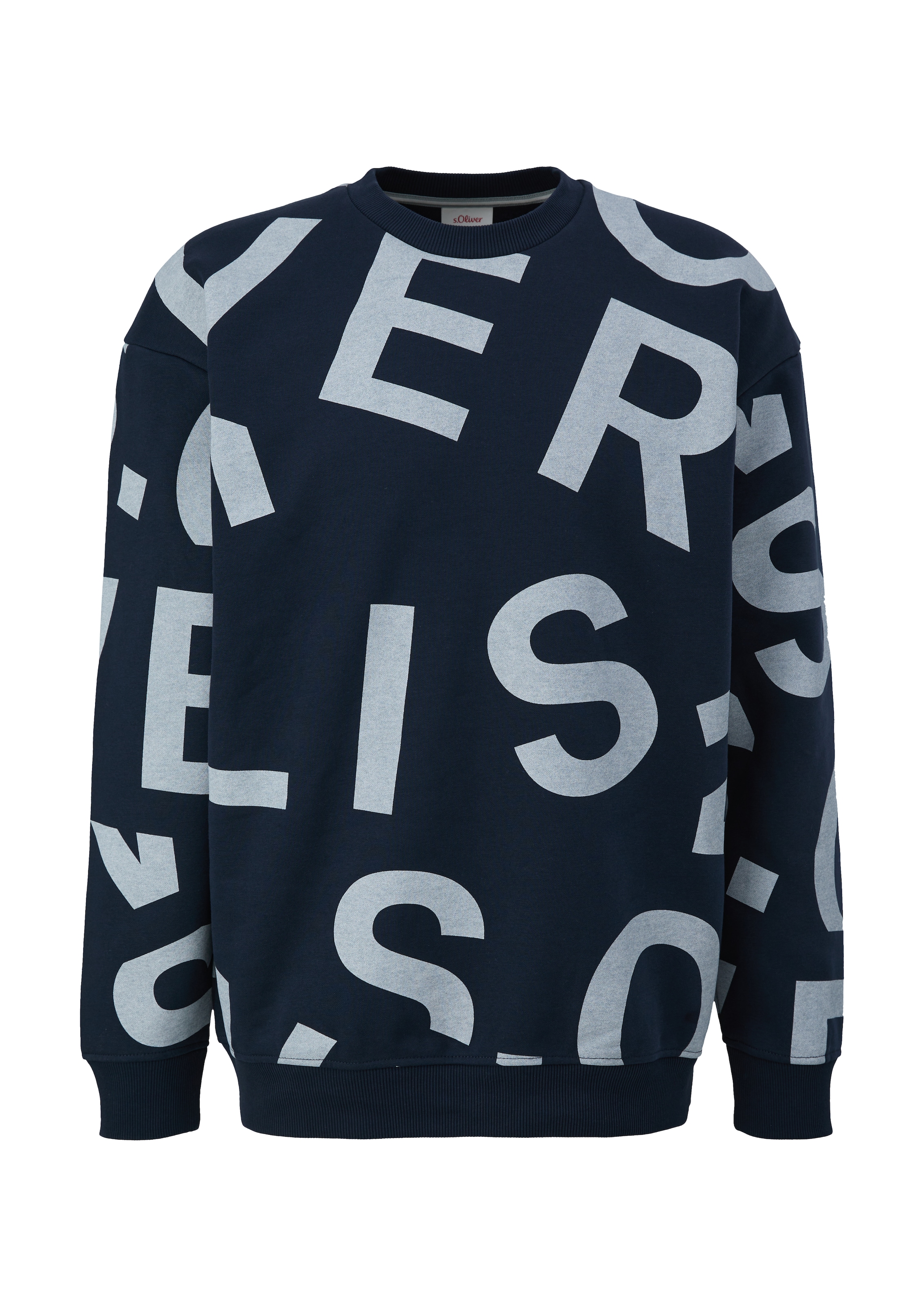 s.Oliver Sweatshirt in Blau: Vorderseite
