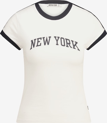 America Today T-Shirt in Weiß: Vorderseite