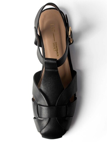 L37 HANDMADE SHOES Slipper 'LOST IN THE OCEAN AIR' in Black