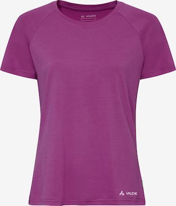 VAUDE Performance shirt 'Essential' in Purple: front