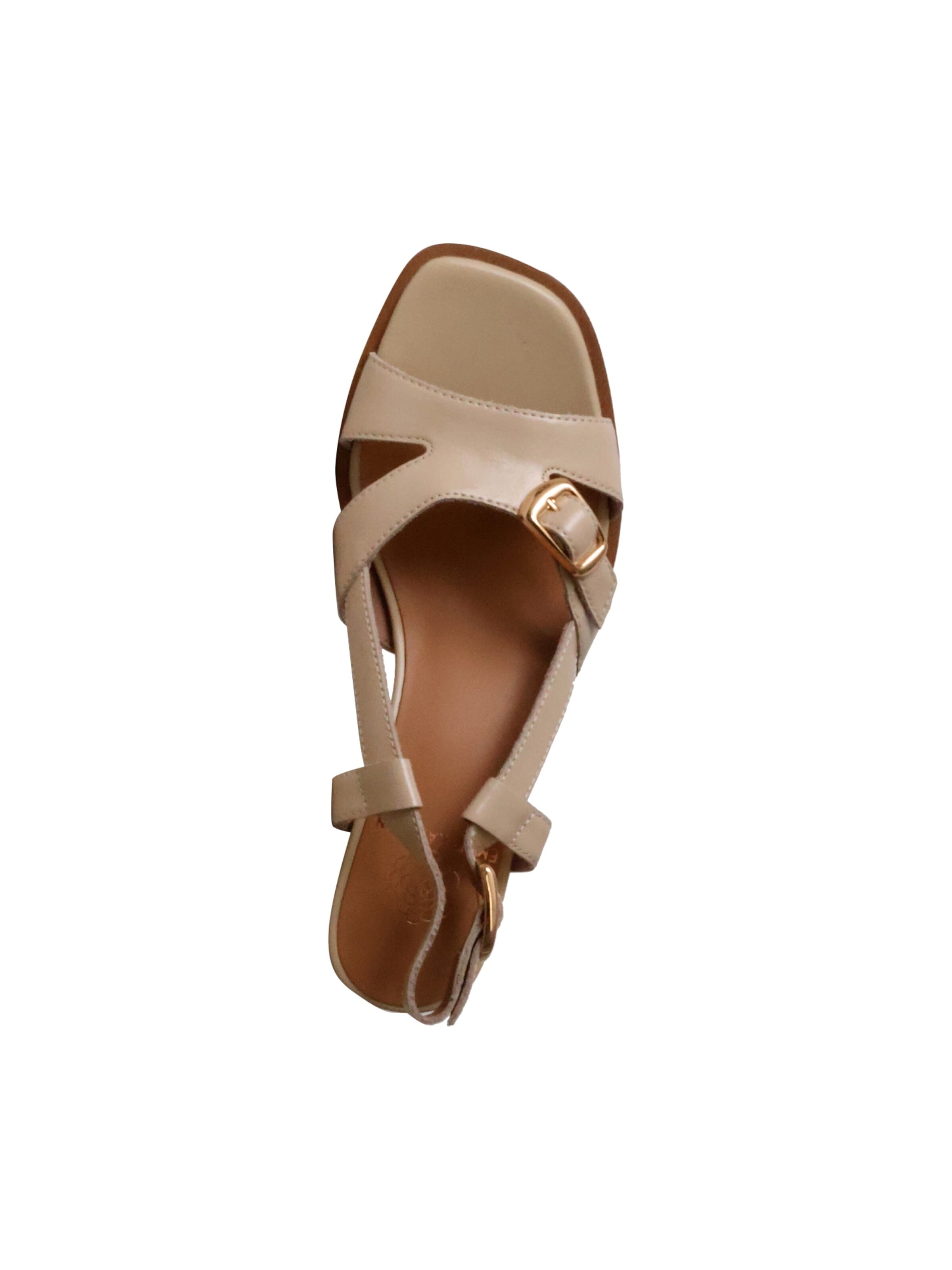 Emilie Karston - Sandalias 'Hawa Leder Absatzsandalen' en beige