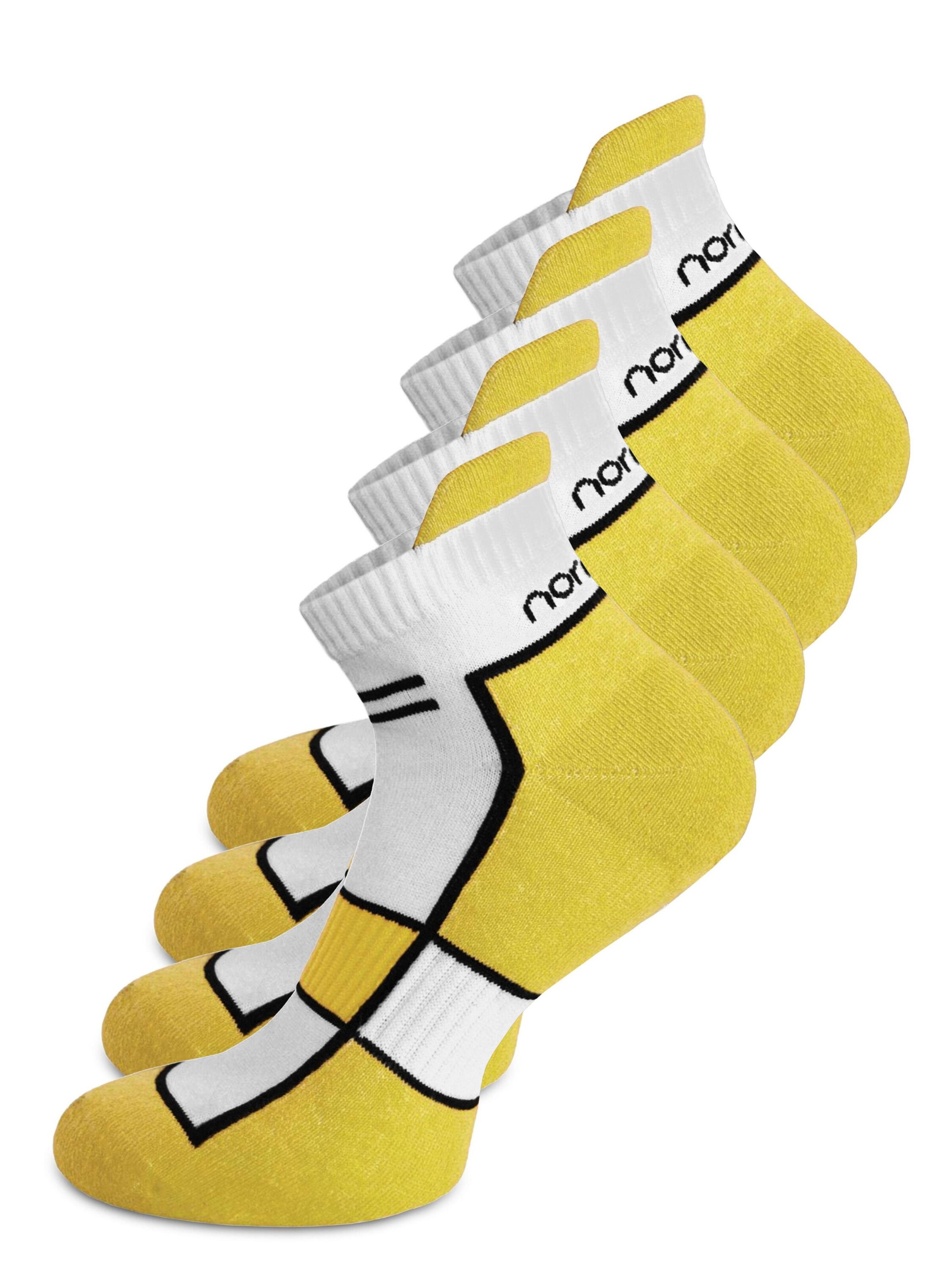 normani Sportsokken in Geel: voorkant