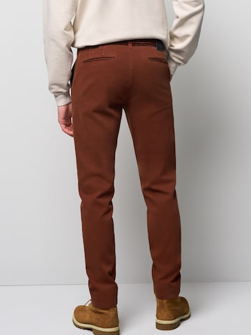 Regular Pantalon chino 'M5 Chino' MEYER en bronze